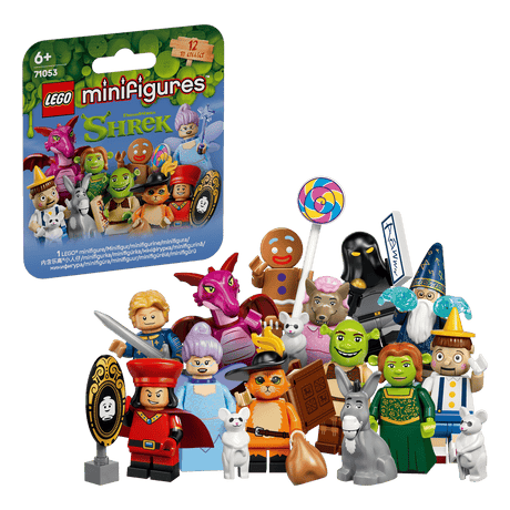 Minifigures Shrek Series colorful Shrek character figures with playful accessories