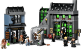 Harry Potter Knockturn Alley Wizarding Shops building set with detailed storefronts and character figures