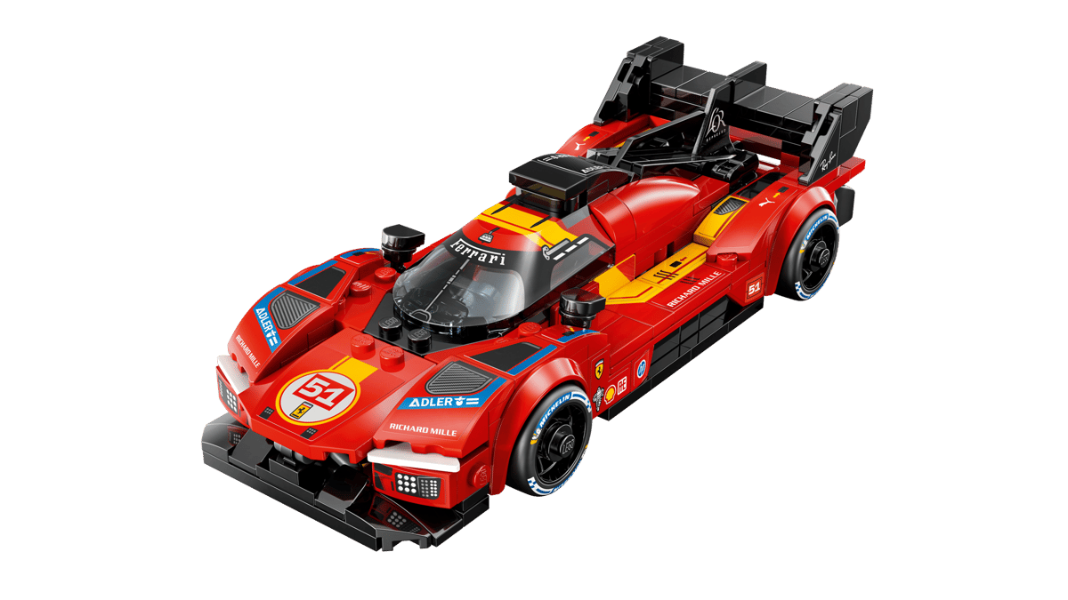 Speed Ferrari 499P red race car toy