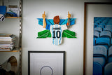 Editions Football Lionel Messi Celebration wall art showing Messi in a number 10 jersey celebrating