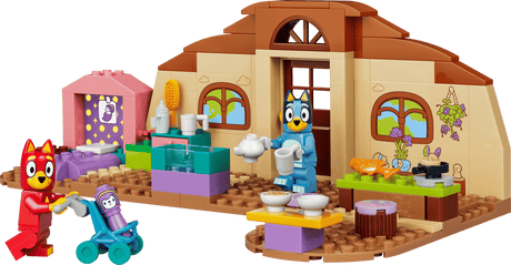 Bluey School with Rusty & Bluey playset featuring character figures and colorful classroom furniture