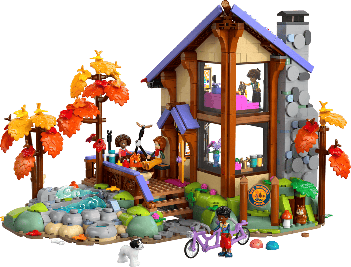 Friends Cozy Fall Forest Cabin