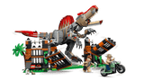 Jurassic World Spinosaurus Dinosaur Escape toy set with dinosaur and minifigures