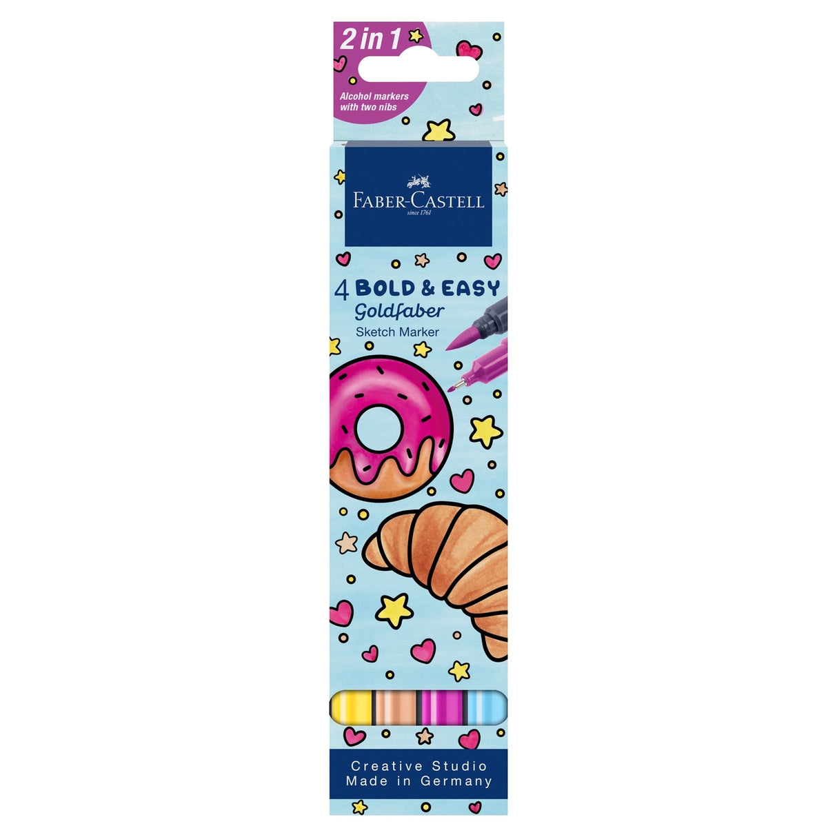 Goldfaber Bold & Easy Sketch Markers 4ct