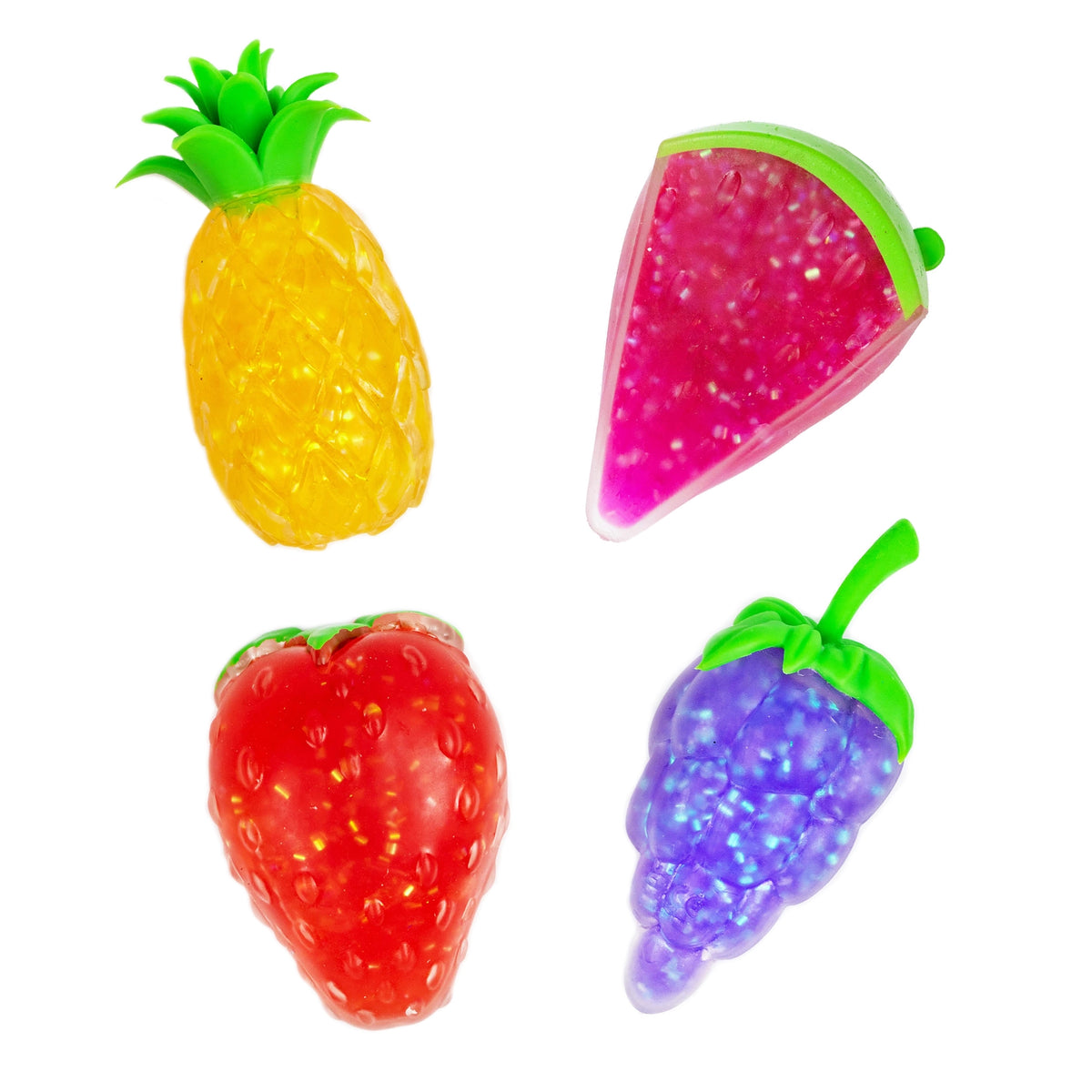Squishy Fruit colorful pineapple watermelon strawberry and grape squishy toys