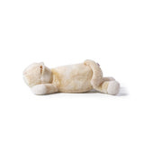McHugs Weighted Lazy Cat beige weighted plush cat lying down