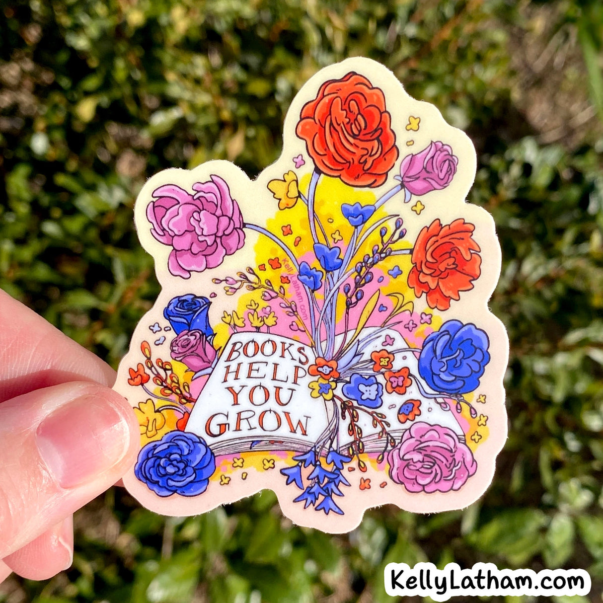 Books Help You Grow Sticker