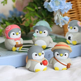 Shushupeng Go On A Picnic Blind Box with cute penguin picnic figurines