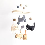 Felt Mobile | Cats & Mouse