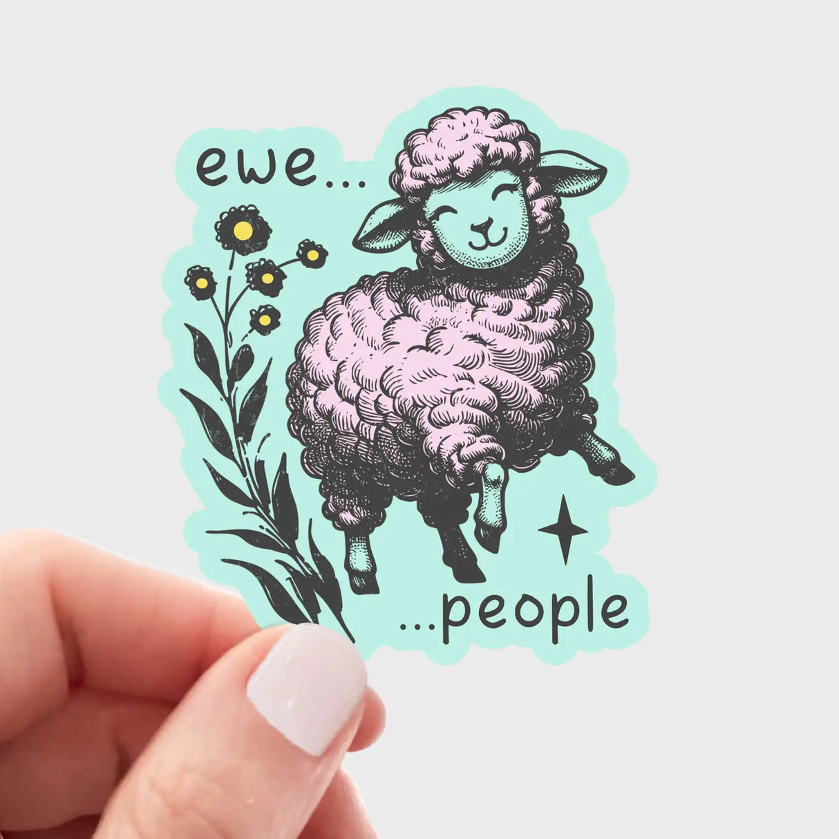 Ewe...People Sticker