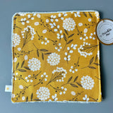 Minky Crinkle | Wildflowers on Yellow