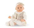 Calin Margaux Enchanted Woods doll in a cream outfit with a bow headband and soft furry vest