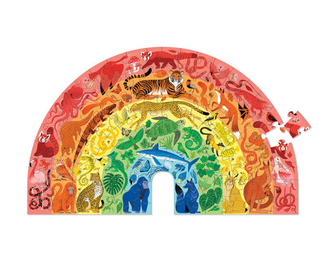 100pc Rainbow Animals Puzzle