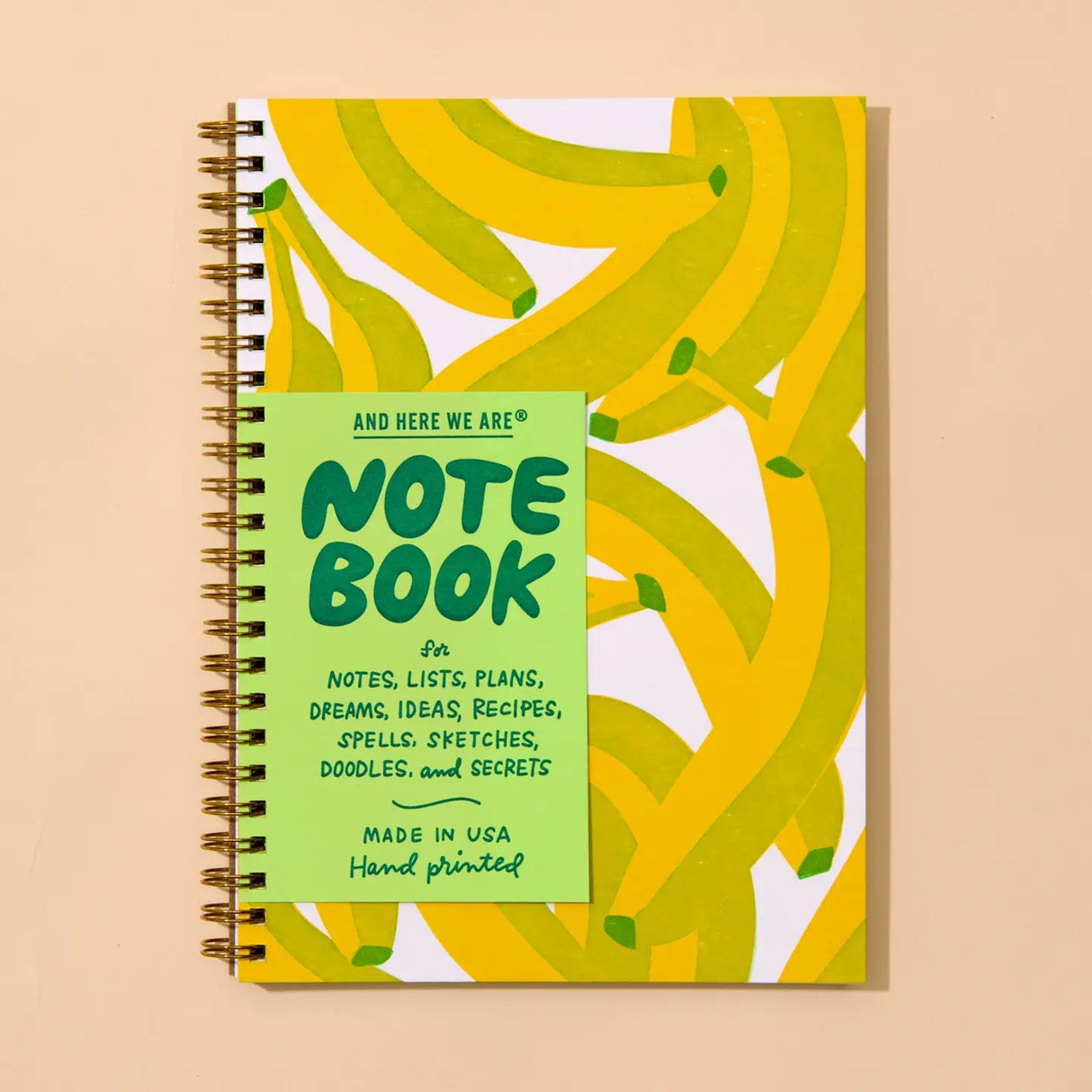 Spiral Notebook | Bananas