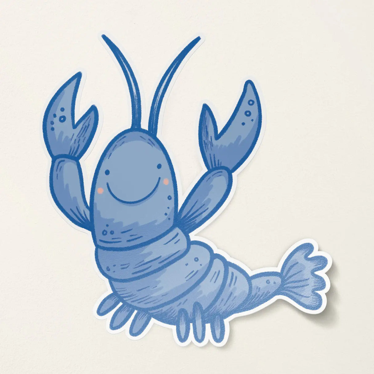 Blue Lobster Sticker