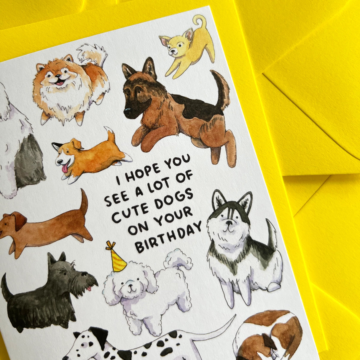 Hope You See A Lot of Cute Dogs Card