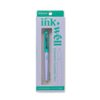 Ink Well Erasable Fountain Pen with blue ink cartridges in package