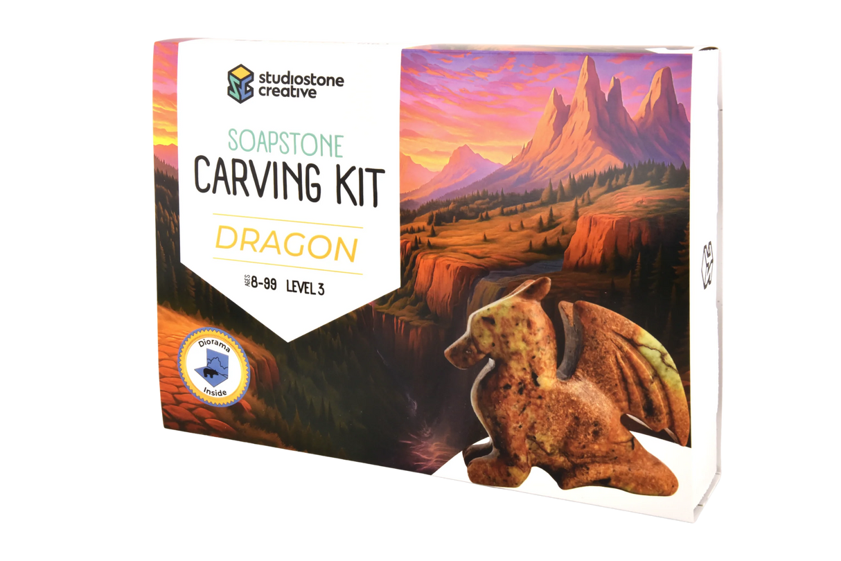 Soapstone Carving Kit | Dragon