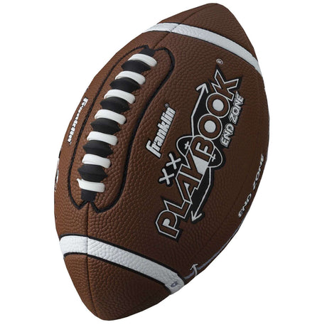 Playbook Mini Football with 13 embossed plays, durable texture, and easy-grip design for kids ages 3 and up.