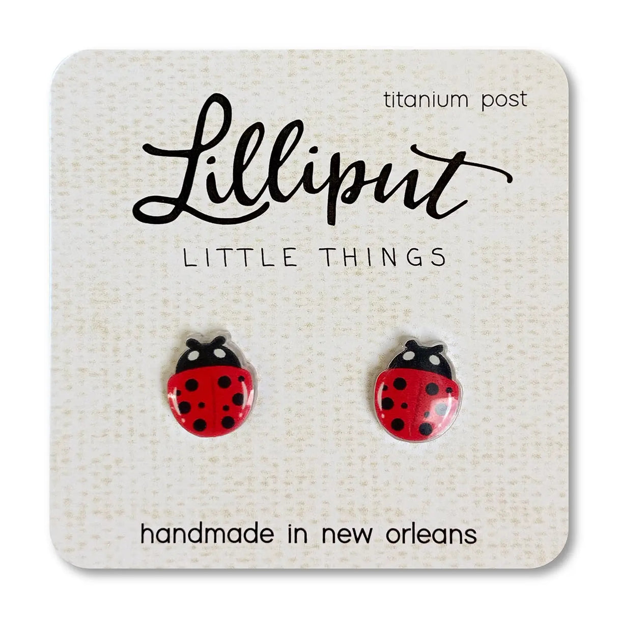 Ladybug Earrings