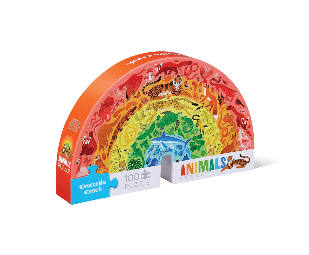100pc Rainbow Animals Puzzle