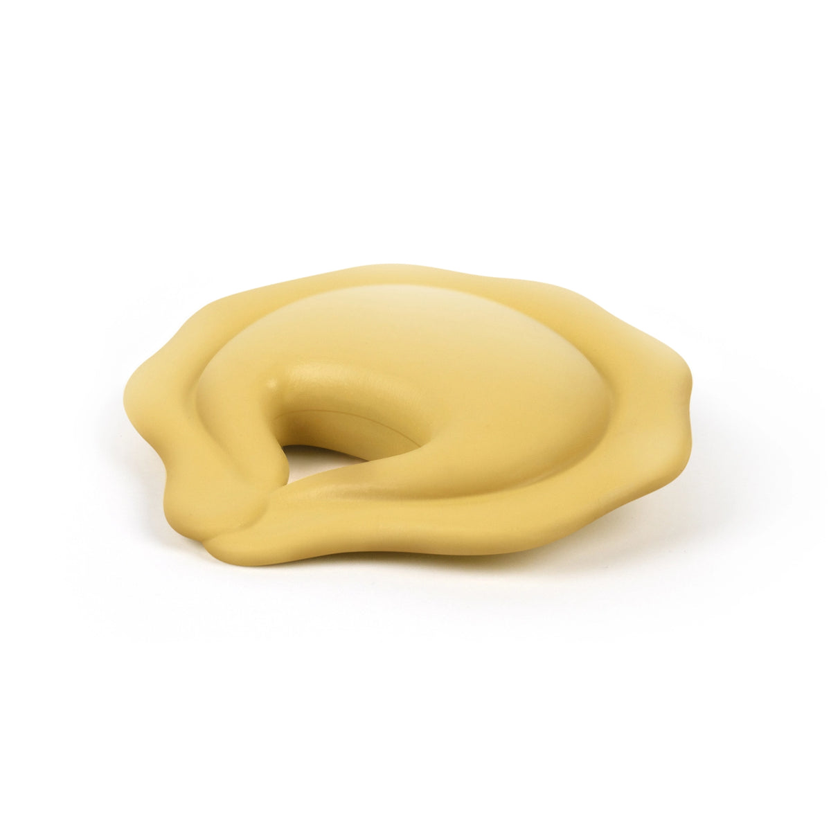 Ciao Down Tortellini Teether yellow tortellini shaped baby teether