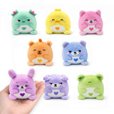 Super Duper Sugar Squisher Plush | Mini Moody colorful animal plush toys in assorted colors
