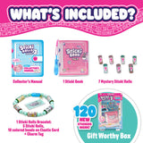 Sticki Rolls Sticki Book Series 3 contents with collector manual Sticki book mystery rolls bracelet and stickers