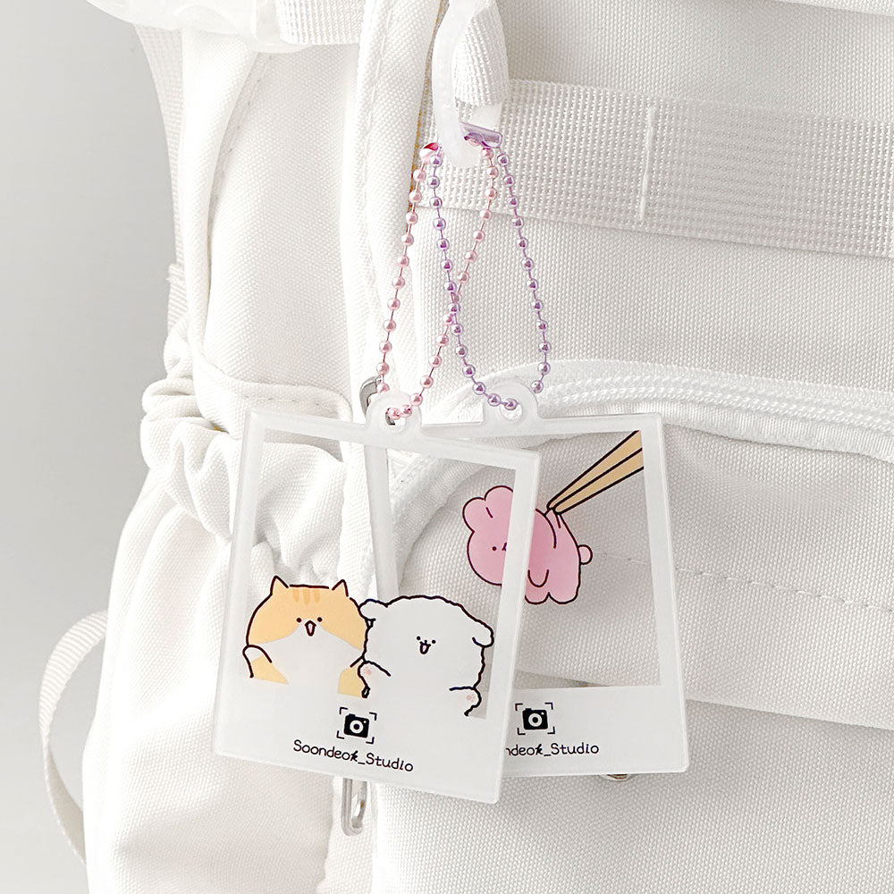 Soondeok Friends Photo Frame Keyring