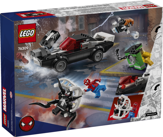Super Heroes Marvel Spider-Man vs Venom Muscle Car