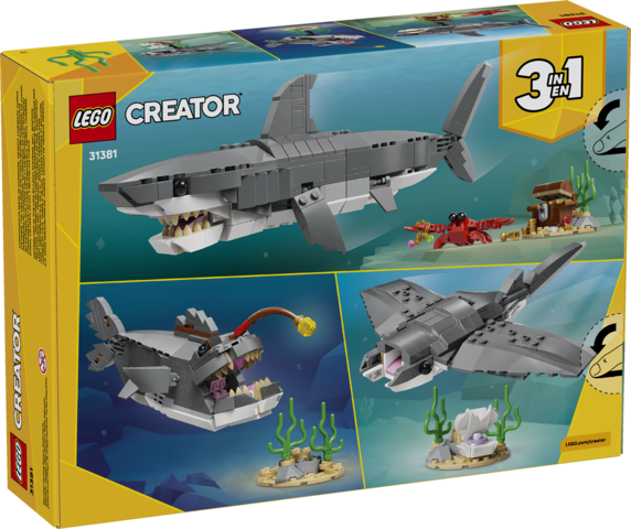 Creator Fierce Shark with a Treasure Chest