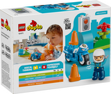 Duplo Blue Police Motorcycle