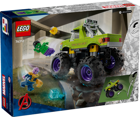 Super Heroes Marvel The Hulk Truck vs Thanos