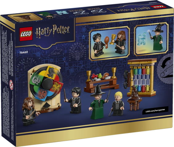 LEGO Harry Potter Hogwarts Castle Sorting Hat Ceremony set with minifigures and accessories for role-play scenes