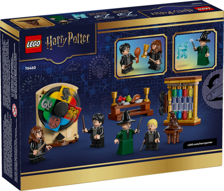 LEGO Harry Potter Hogwarts Castle Sorting Hat Ceremony set with minifigures and accessories for role-play scenes