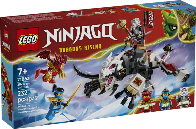 Ninjago Zilvar and Grimtak the Dragon Beast