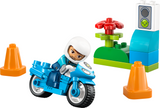 Duplo Blue Police Motorcycle