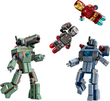 Super Heroes Marvel Iron Man & War Machine vs Hammer Drones