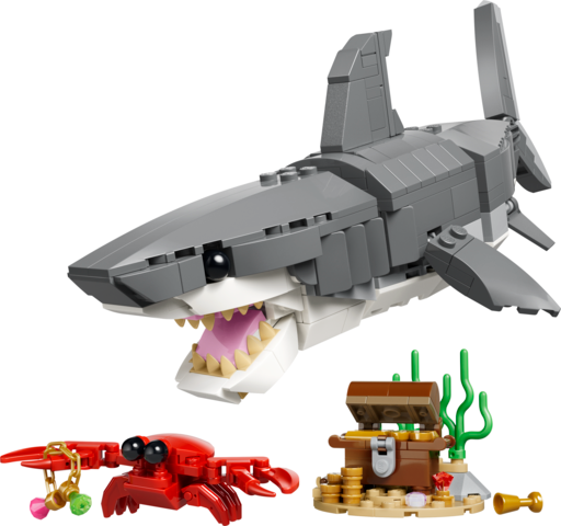 Creator Fierce Shark with a Treasure Chest