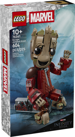 LEGO Marvel Ravager Groot Jumpsuit buildable figure with detonator from Guardians of the Galaxy Vol. 2 set