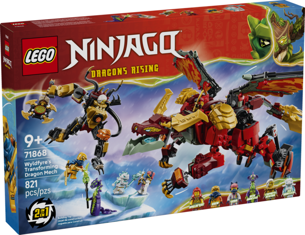 Ninjago Wyldfyre's Transforming Dragon Mech