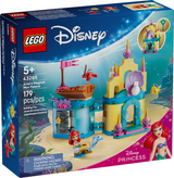 LEGO Disney Princess Ariel’s Magical Mini Palace set with Ariel, Flounder, Sebastian, boat, and underwater palace playset