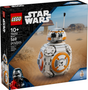 LEGO Star Wars BB-8 astromech droid build set with detailed orange and white design on desert background