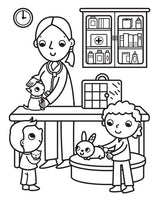 My Busy Baby Animals Coloring Book