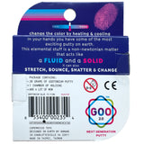 Gootonium: Thermo Blue to Pink Putty package with color changing putty instructions