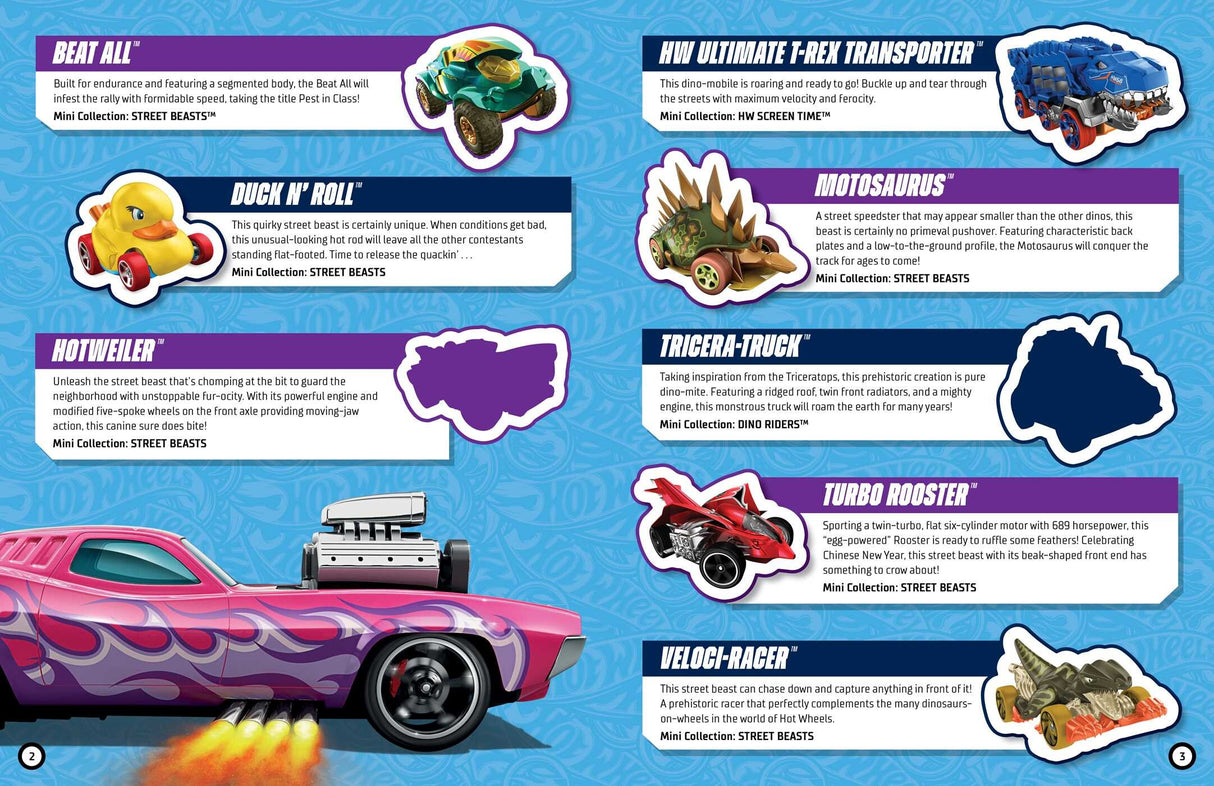 Hot Wheels Sticker Book