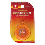 Gootonium: Thermo Orange to Yellow Putty package showing color-changing orange putty