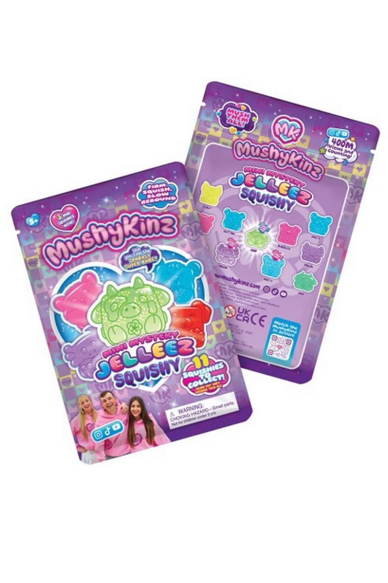 MushyKinz Mini Jelleez Mystery 3pk colorful mystery squishy toy packs