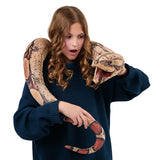 Boa Constrictor Puppet held by a child with realistic snake details