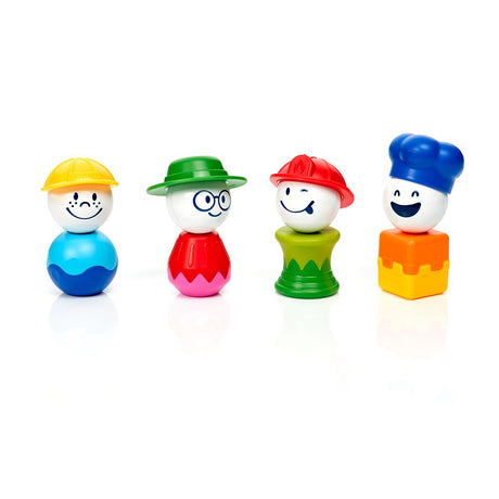 Smartmax My First People colorful magnetic toy figures for kids to mix and match and create unique characters.